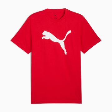 Camisa Deportiva Puma Originales Essentials Logo Rojo Hombre