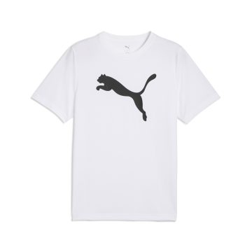 Tshirt Puma Original Essential Logo Poly Blanco Para Hombre