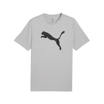Tshirt Puma Original Essentials Logo Poly Gris Para Hombre