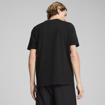 Alternative view of Tshirt Puma Original Ess No. 1 Logo V-Neck Negro Para Hombre