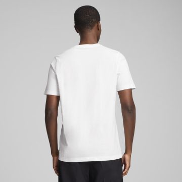 Alternative view of Tshirt Puma Original Ess No 1 Logo V-Neck Blanco Para Hombre