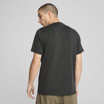 Alternative view of Tshirt Puma Original Ess No. 1 Logo Heather Gris Para Hombre