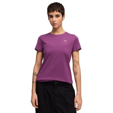 Alternative view of Camisa Deportiva Puma Original EssElevated Morado Para Mujer