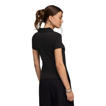 Alternative view of Camisa Tipo Polo Puma Originales Essentials Baby Negro Mujer