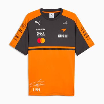 Camisa Deportiva Puma Original Mclaren Norris Naranja Hombre