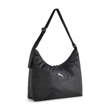 Bolso Casual Puma Original Pop Slouchy Hobo Negro Para Mujer