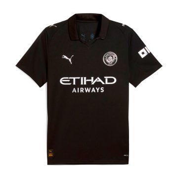 Camisa Deportiva Puma Original Mcfc Away Jersey Negro Hombre