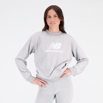 Chaqueta New Balance Originals Essentials Stacked Gris Mujer