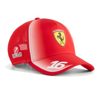 Gorra Puma Original Sf Rep Leclerc Trucker Rojo Para Hombre