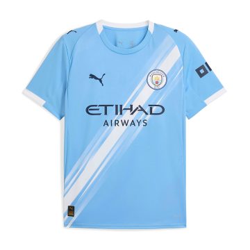 Camisa Deportiva Puma Original Mcfc Home Jersey Azul Hombre