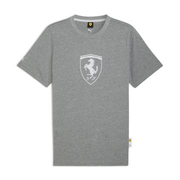Camisa Deportiva Puma Ferrari Sportswear Shield Gris Hombre