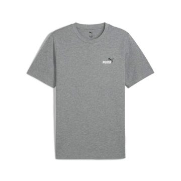 Camisa Deportiva Puma Ess 2 Color Small No1 Logo Gris Hombre
