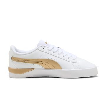 Tenis Deportivo Puma Jada Classic Aqua Metallic Blanco Mujer