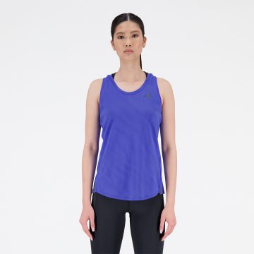 Camisa Deportiva New Balance Original QSpeed Azul Para Mujer