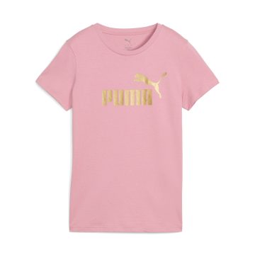 Camisa Deportiva Puma Ess Metallic No 1 Logo Rosa Para Mujer