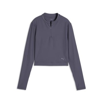 Hoodie Puma Originales Cloudspun Zip Ls Azul Para Mujer