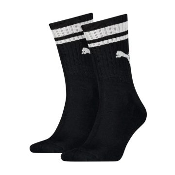 Medias Deportivas Puma Crew Heritage Stripe 2 P Negro Unisex