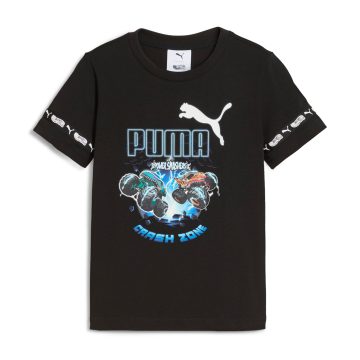 Camisa Deportiva Puma X Hot Wheel Graphic B Negro Niños