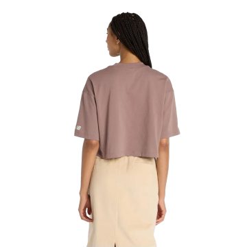 Alternative view of Camisa Deportiva New Balance Original AthGradient Café Mujer