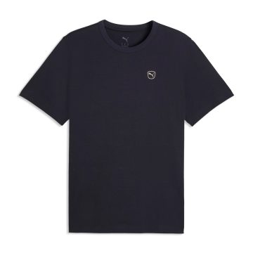 Camisa Deportiva Puma Original Ess Elevated Azul Para Hombre