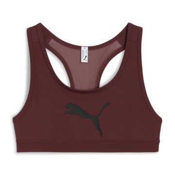 Top Puma Original 4 Keeps Training Bra - Mid Rojo Para Mujer