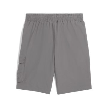 Alternative view of Pantaloneta Deportiva Puma Original Logo 9 Gris Para Hombre