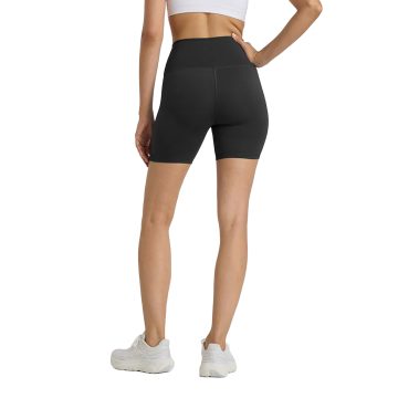 Alternative view of Pantaloneta New Balance Harmony High Rise 6 Negro Para Mujer