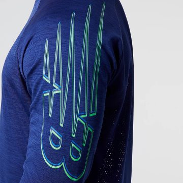 Alternative view of Camisa New Balance Original Vb1-Impact Run Azul Para Hombres