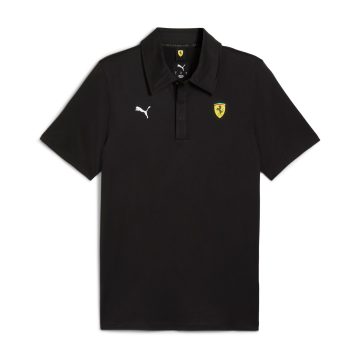 Camisas Tipo Polo Puma Ferrari Cloudspun Negro Para Hombre