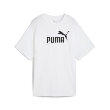 Camisa Deportiva Puma Metallic No. 1 Logo Blanco Mujer
