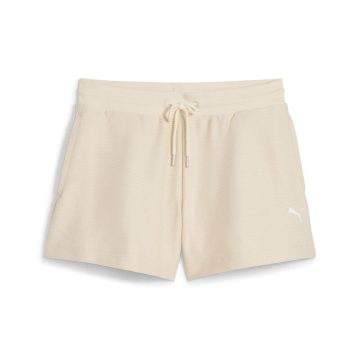 Pantaloneta Deportiva Puma Original Premium Ess4 Beige Mujer