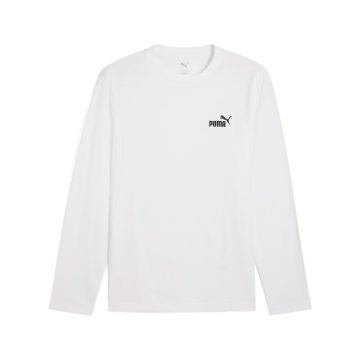 Camisa Deportiva Puma Ess No 1 Logo Longsleeve Blanco Hombre