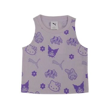 Camisa Deportiva Puma Original X Hello Kitty Lila Niños