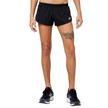 Alternative view of Pantaloneta Deportiva New Balance Original Negro Para Hombre