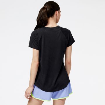 Alternative view of Camiseta New Balance Originales Q Speed Jacquard Negro Mujer