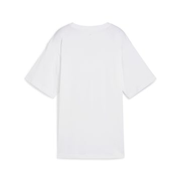 Alternative view of Camisa Deportiva Puma Original Ess Logo Relaxed Blanco Mujer