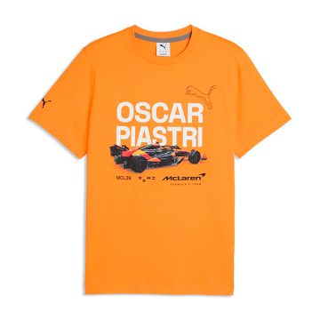 Camisa Deportiva Puma Original Mclaren Racing Naranja Hombre
