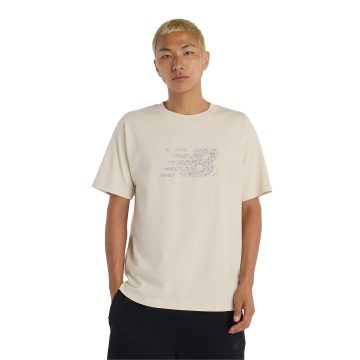 Camisa Deportiva New Balance Original Athletics Beige Hombre