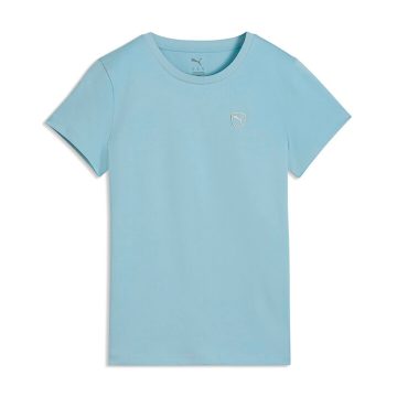 Camisa Deportiva Puma Originals Ess Elevated Azul Para Mujer