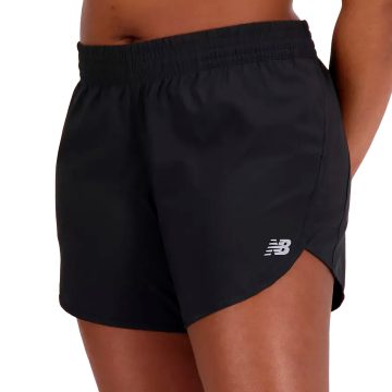 Pantaloneta Deportiva New Balance Original Negro Para Mujer