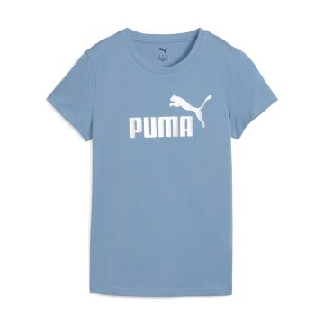 Camisa Deportiva Puma Ess Metallic No 1 Logo Azul Para Mujer