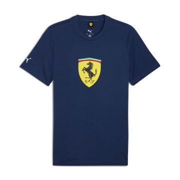Camisa Deportiva Puma Ferrari SW Colored Shield Azul Hombre