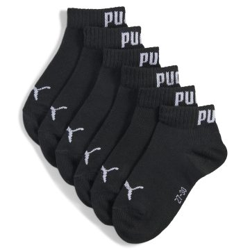 Medias Deportivas Puma Original Plain Quarter 3P Negro Niños