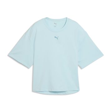 Camisa Deportiva Puma Original Cloudspun Relaxed Azul Mujer