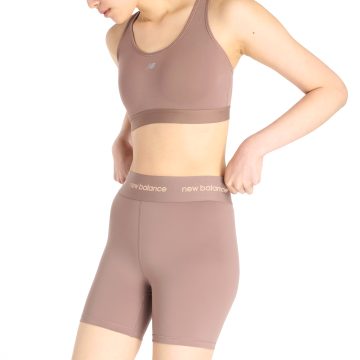 Pantalonetas Deportivas New Balance Original Café Para Mujer
