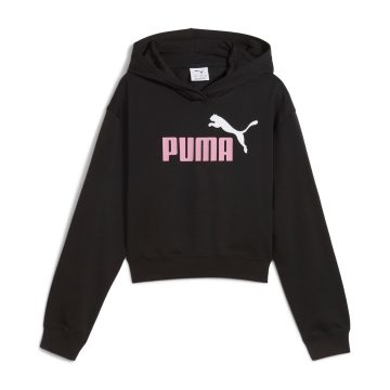 Hoodie Puma Original Ess 2 Color No. 1 Logo Negro Para Niños