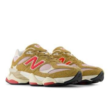 Alternative view of Tenis Deportivos New Balance 9060 Original Café/Rojo Unisex