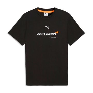 Camisa Deportiva Puma Original Mclaren Big Logo Negro Hombre