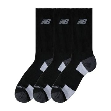 Medias Deportivas New Balance Original Crew 3-P Negro Unisex