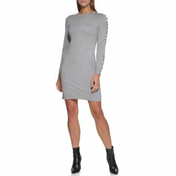 Alternative view of Vestido Manga Larga Dkny para Mujer Gris